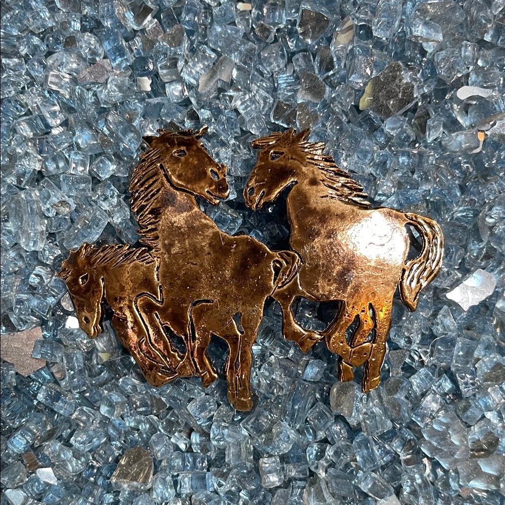 Vintage Horse Brooch Signed Ultra